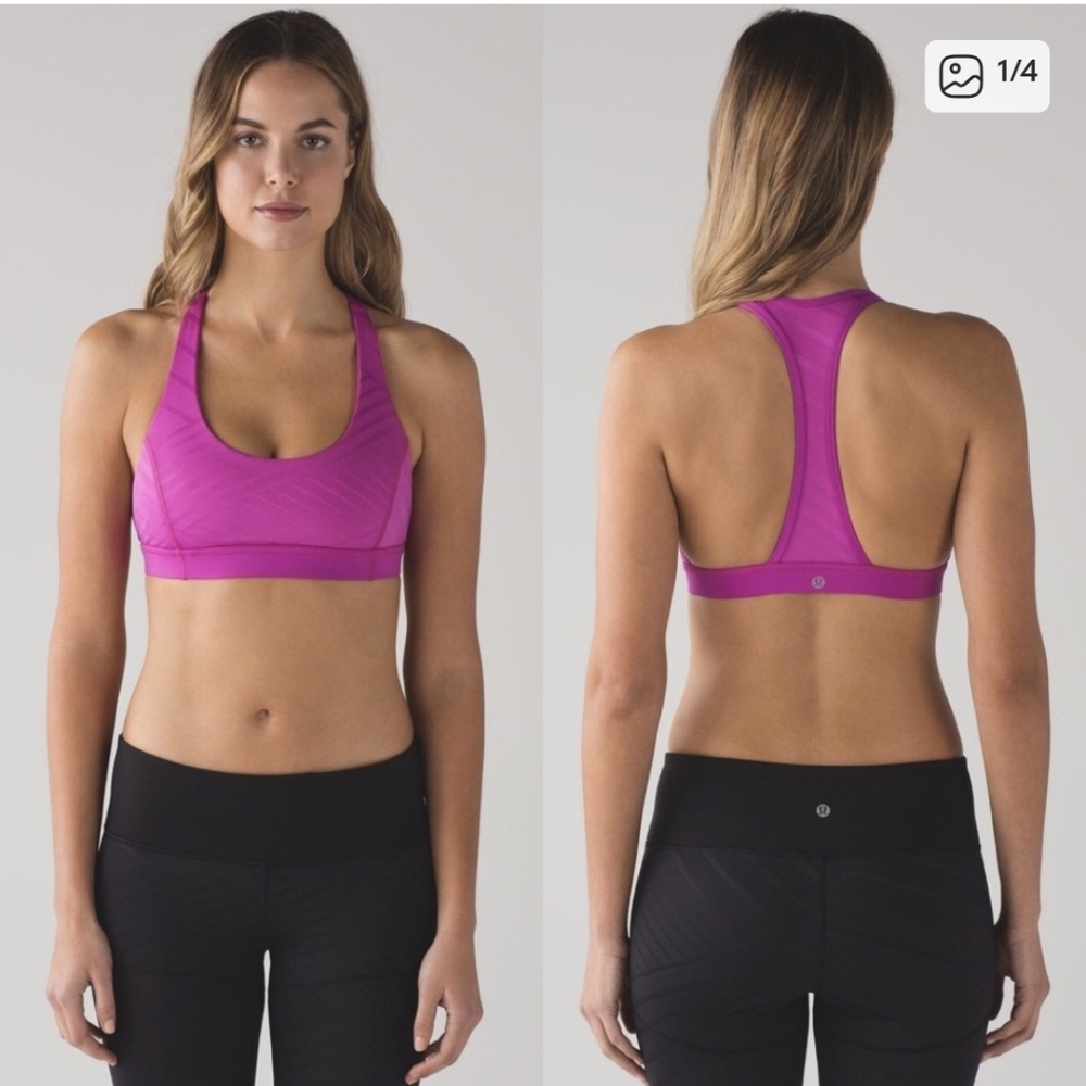 Lululemon Hot Like Agni Bra - Polar Pink - 8